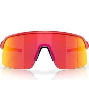 Oakley Sutro Lite 139Mm Prizm Wrap Shield Sunglasses - Red