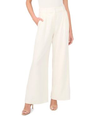 Ted Baker Beatrice Wide Leg Linen Blend Pants - White