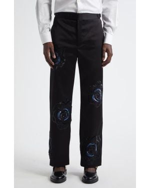 Bode Poppy Suiting Pants - Black