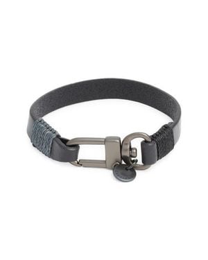 Caputo & Co. Leather Bracelet - Black