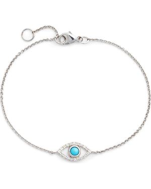 Anzie Evil Eye Bracelet - Metallic