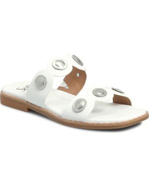 Söfft Ezra Slide Sandal - White