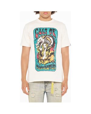 Cult Of Individuality Cotton Graphic T-Shirt - Blue