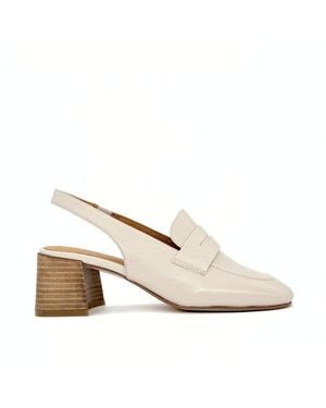 Amie Rafa Glasgow Leather Mules - White