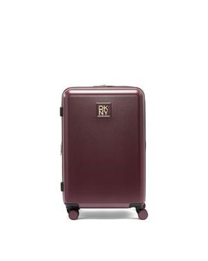 DKNY Expandable Hardshell 25 Lightweight Checked Suitcase With Spinner Wheels - Purple