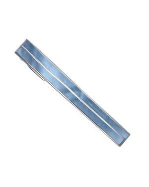 Link Up Mother Of Pearl Tie Bar - Blue