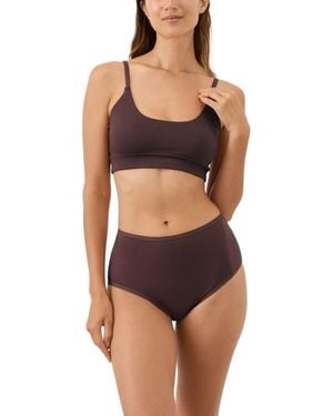 Pact Everyday High Rise Brief 5-Pack Made With Organic Cotton - Black