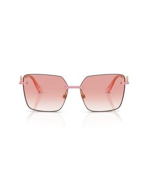 Dolce & Gabbana 59Mm Rimless Square Sunglasses - Pink