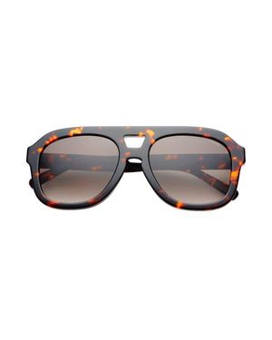 Freyrs Eyewear Voyager Oversized Aviator Sunglasses - Gray