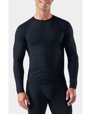 Smartwool Intraknit All-Season Merino Base Layer Long Sleeve Crewneck T-Shirt - Black