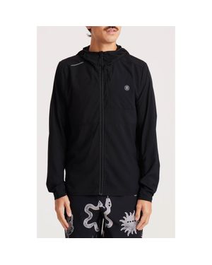 Roark Second Wind Water Resistant Hooded Jacket - Black