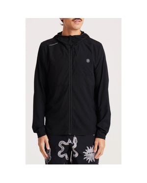 Roark Second Wind Water Resistant Hooded Jacket - Black
