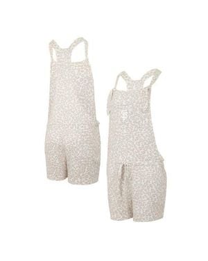 Concepts Sport San Francisco Giants Montana Hacci Knit Romper Overalls - White