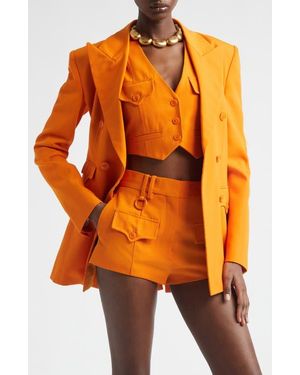Zimmermann Alchemy Double Breasted Blazer - Orange