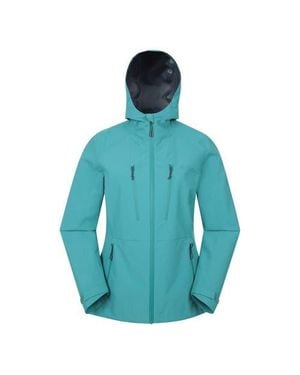 Mountain Warehouse Rainstorm 2.5 Layered Waterproof Jacket - Blue