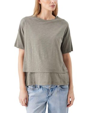 Ripe Maternity Claud Nursing Tee - Gray