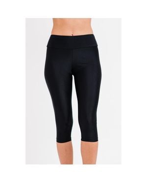 Calypsa Capri Swim Leggings - Black