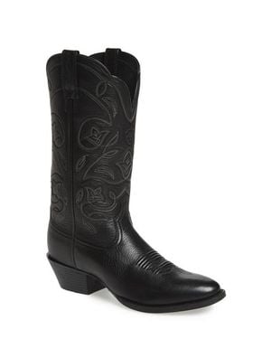 Ariat Heritage Western R-Toe Boot - Black
