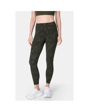 Sweaty Betty Power Pocket Workout 7/8 Leggings - Green