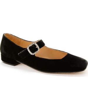 Penelope Chilvers Velvet Mary Jane - Black