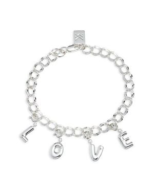 Miranda Frye Love Charm Bracelet - White