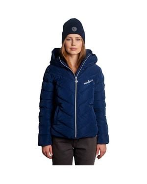 Woodpecker Robin Medium Weight Coat - Blue