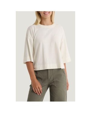Free Fly Heavyweight Cotton Crop T-Shirt - White