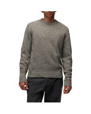 Prana Coupeville Ombré Donegal Crewneck Sweater - Gray