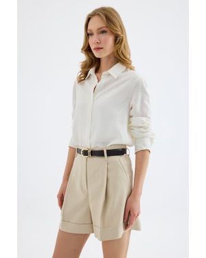 Monlicia Lace Shirt - Natural