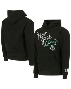 round21 New York Liberty Script Pullover Hoodie - Black