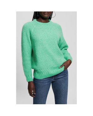 Guess Margo Mixed Stitch Sweater - Green