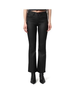 Mavi Maria Coated Bootcut Jeans - Black