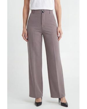 Solomon & Sage Classic Organic Wide Leg Pants - Multicolor