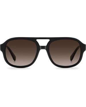 Kate Spade Edie 54Mm Gradient Square Sunglasses - Brown