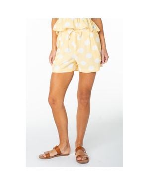 Roxy Mavericks Trouser Shorts - Yellow