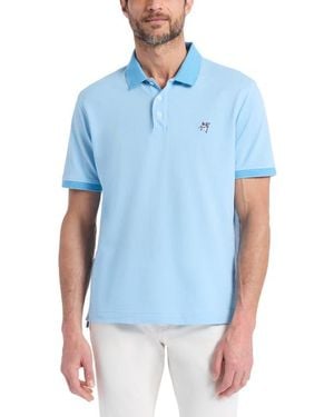 Robert Graham Devil Cotton Polo - Blue