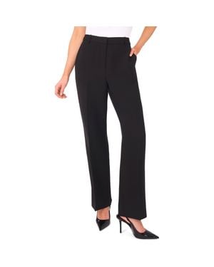 Halogen® High Waist Straight Leg Pants - Black