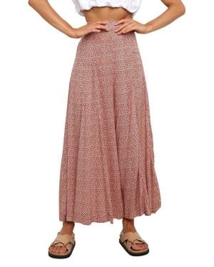 Petal & Pup Neveah Floral Print Wide Leg Pants - Pink