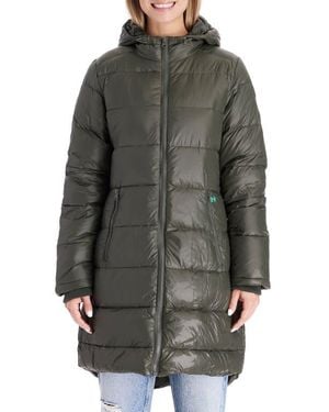 Modern Eternity Maternity Naomi 3-In-1 Down-Filled Nylon Maternity & Babywearing Parka - Gray