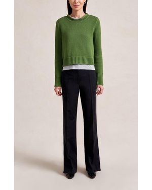 La Ligne Solid Mini Marina Sweater - Green