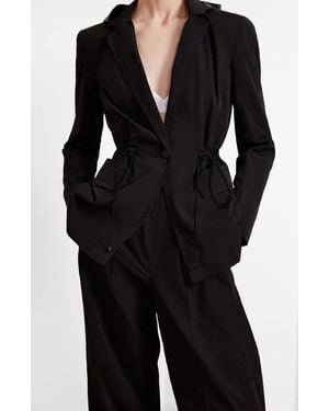 CAALO Water Resistant Travel Blazer - Black