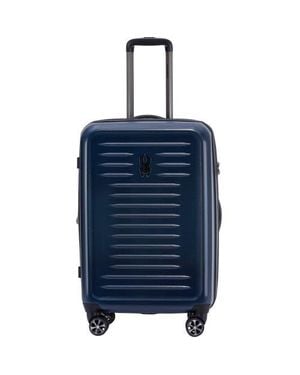 Spyder Rails 25 Inch Expandable Hardside Upright Suitcase - Blue