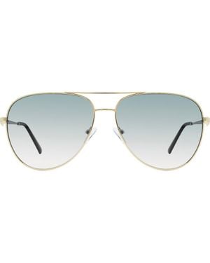 Kurt Geiger 65Mm Oversize Pilot Sunglasses - Gray