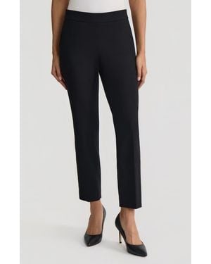 Kasper The Audrey Pull-On Straight Leg Pants - Black