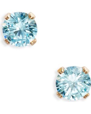 SET & STONES Birthstone Stud Earrings - Blue