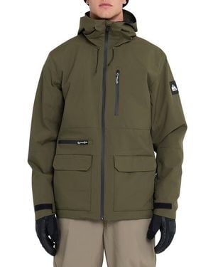 Quiksilver Quest Stretch Water Repellent Jacket - Green