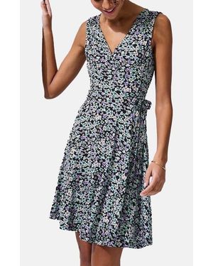 Lascana Wrap Look Dress - Blue