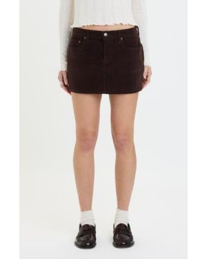 DAZE Fever Corduroy Miniskirt - Black