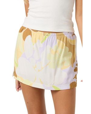 O'neill Sportswear Alyssa Tropical Woven Miniskirt - White