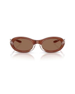 DIESEL Dl3011U 51Mm Oval Sunglasses - Brown